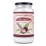 椰子奇迹（Coconut Miracle）冷压初榨椰子油1000ml 斯里兰卡进口 生酮饮食炒菜烘焙烹饪食用油