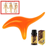 艾蕲季蜜蜡眼部刮痧棒刮痧板 拨筋棒美容棒点穴笔按摩龟三角雀脊椎推拿 蜜蜡三角雀