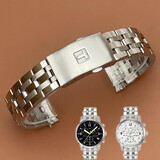 聚优蓝适用于天梭运动1853PRC200系列T014430A T17 T461原装钢表带19mm 银色 19mm