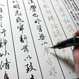 乐学文化行草字帖成人练字飘逸草书行书古诗词手写体美工笔中性笔硬笔钢笔练字本练字帖成年人专用 描红款2包（无赠品）