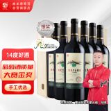 威龙红酒沙谷阳光赤霞珠干红葡萄酒750ml*6瓶木箱红酒礼盒装商务送礼