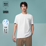 HLA海澜之家短袖T恤男panda wowo熊猫短袖夏季