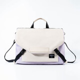 粤东升笔记本电脑包单肩男女斜跨新品手提旅行大容量轻便书包 【双层防震气垫】暗黑系列-紫色 【大号】适用15-16.3寸