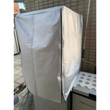 订制防雨罩防水布套篷布冰箱室外防晒罩设备家具套桌椅沙发防尘罩 银灰色牛津布 提示：勾选后可编辑