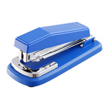 齐心（COMIX） 12号多功能可旋转订书机办公学生订书器装订机 B414N 蓝色【3个装】