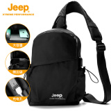Jeep单肩包男士户外运动便携大容量收纳包休闲背包男女款手机ipad包