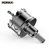 科麦斯不锈钢硬质合金开孔器厚铁板铁皮钢铝合金打孔钻头金属扩孔器钻头 40MM合金开孔器