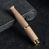 红木烟嘴过滤器可清洗烟嘴三重螺旋过滤男士健康循环型烟嘴女士 素款金丝楠木