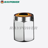 RAYPOWER(瑞柏尔）铝合金气门嘴汽车轮胎气门嘴帽铝合金气门嘴帽轮胎气嘴 铝合金气门嘴帽 4只装(一盒)