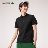 LACOSTE法国鳄鱼男装经典商务休闲纯色翻领Polo衫|PH7937 031/黑色 L 5