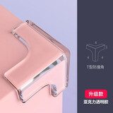 科斯丁防撞角硅胶透明拐角贴桌角柜子油烟机防撞护角保护套防磕碰三角条 T型10个装