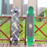 ZBOARDS 木毒长板女子初学者舞板代步全能板平花入门滑板长板专业级滑板 113cm 海拉 紫桥 白轮