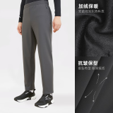 安踏冠军型动裤丨加绒针织长裤男冬季加厚保暖商务裤子152440314