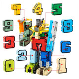 XINLEXIN数字变形玩具26个字母拼装合体0-9数字神兽战队男女孩生日礼物 十个变形数字