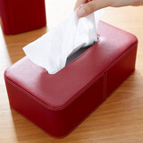 多样屋首饰盒高档精致三金首饰便携收纳盒婚庆生日礼盒 酒红色 25*14*8cm