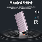 联想512GB 移动固态硬盘（PSSD）PS6 Type-c USB 3.1直连手机电脑笔记本传输速度550MB/s轻薄锆石粉