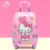 异同想女童行李箱幼儿小学生万向轮拉杆箱宝宝旅行箱儿童粉登机箱 KT14002粉色16英寸
