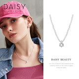DAISY BEAUTY璀璨之心项链S925银满天星小众轻奢锁骨链生日礼物送女友 璀璨之星项链