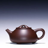 润朋紫砂壶茂泡茶壶 清水泥大容量茶壶茶具 紫泥石瓢壶250毫升 250ml