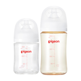 贝亲（Pigeon）玻璃奶瓶160mlS码+PPSU奶瓶240mlM码 1-6个月奶瓶套装