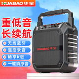 华宝蓝牙音箱户外广场舞音响 家用收音机手提便携式地摊摆摊喇叭收款语音播放器 F101荣耀版蓝牙6.5吋音箱无话筒