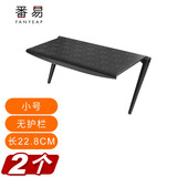 番易置物架/电视机A1zzl001:显示器机顶盒无线路由器托盘支架免打孔墙 小号机顶盒架 2个