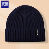 罗蒙帽子男女秋冬季保暖针织帽户外骑行防寒潮流百搭毛线帽护耳套头