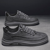 昌祥回力秋冬季休闲鞋男鞋学生鞋子男板鞋户外帆布潮鞋黑色加绒加厚棉鞋 MD-2668灰色-皮面 44