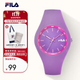 斐乐（FILA）女士手表运动硅胶表带石英休闲学生手表 FLL38-777-005