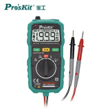 宝工（Pro'sKit） MT-1508家用小型袖珍型自动电表 电压表手动量程数字万用表