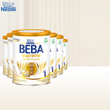 雀巢德国原装进口BEBA贝巴至尊婴幼儿奶粉高端配方添加6种HMO 至尊1段800g*6罐 【效期27年1月】