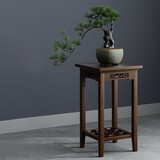 安尔雅花架子阳台落地花架室内客厅装饰置物架楠竹多层多肉花盆架