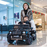 乐威普奔驰授权儿童电动车玩具车六驱可坐大人遥控小孩宝宝礼物双人越野
