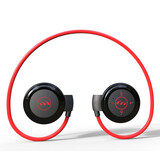 鲸域（JINNYOY）蓝牙耳机运动双耳无线MP3头戴式一体式自带内存无需插卡跑步男女不入耳挂脖通用 红色【全新蓝牙5.0+内置16G内存+OTG线】