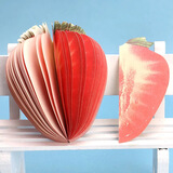 欧利文水果便签纸 可爱高颜值办公便利记事贴小条留言本标签贴学生学习记忆神器 草莓120张/本