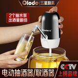 欧乐多（Olodo）抽酒神器电动打酒器自动取酒器抽水器家用吸酒器抽酒泵酒坛抽酒器 黑色【升级电动双泵款】贈软管