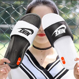 耐克（NIKE）官方 舰店黑白鸳鸯拖鞋男鞋 2025夏季沙滩鞋运动休闲一字拖凉拖 100/黑白鸳鸯/轻便软弹 41 (260mm) 男码