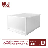 无印良品（MUJI） 聚丙烯 衣物箱/杂物箱199693 KGF72A6S 收纳箱 PP 长44*宽55*高30cm 无色