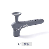 工途加厚门把手保护套卧室防磕碰卫生间硅胶防撞垫吸盘式保护套 单个装(灰色)