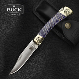 BUCK美国进口BUCK巴克黄马手工定制限量款110高端EDC折叠刀世界名刀 DRAGON