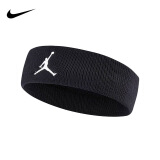 NIKE耐克乔丹AJ飞人运动头带发带网球篮球瑜伽吸汗带JKN00010OS黑色