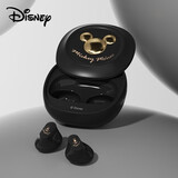 迪士尼（Disney）D68真无线蓝牙耳机半入耳式迷你隐形高音质跑步运动超长续航通话降噪适用于苹果华为vivo手机 黑色【新版蓝牙5.3+通话降噪】