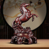 吉善缘 《马上腾飞》马摆件 12生肖马到成功马年纪念品店铺装饰开业礼品 小号成功马