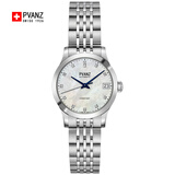 宝梵哲（PVANZ）瑞士进口手表 康斯坦特系列女士轻奢商务机械防水腕表 P311.282.311银钉贝壳面钢带