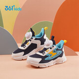 361°童鞋 儿童跑鞋四季男女童3-14岁助推科技旋钮跑鞋 蓝32