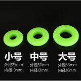 高弹竿止硅胶鱼竿杆止套防滑O型橡胶圈通用竿指环垂钓渔具小配件 高弹竿止小号+中号+大号各3个