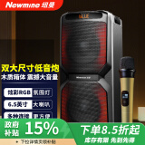 纽曼（Newmine）A2蓝牙音箱大功率音响户外广场舞音响家用商超双6.5英寸喇叭低音炮音响乐器音响 带话筒 麦克风