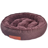 宠哆哆狗窝猫窝中型犬小型犬比熊柯基狗床泰迪哈士奇宠物用品狗垫子 咖啡色可拆 L（60斤内）【加厚加棉】