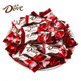 德芙（Dove）丝滑牛奶巧克力4.5g香浓黑巧婚庆喜糖散装婚礼糖果伴手礼休闲零食 德芙4.5g黑巧一斤装【约100颗】