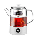 帕米（PAMI）养生壶煮茶器蒸汽喷淋式蒸茶壶电水壶热水壶茶具烧水壶F66 白色